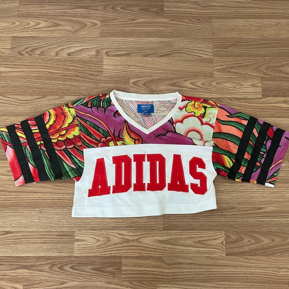Adidas x Rita ora collab crop top